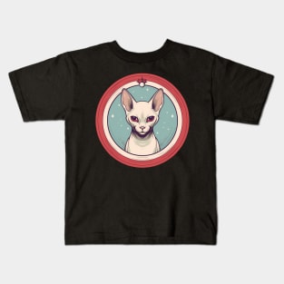 Sphynx Cat Xmas Ornament, Love Cats Kids T-Shirt